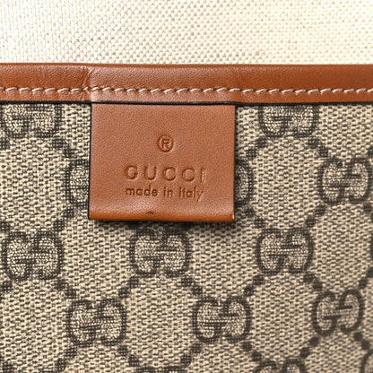 Gucci GG Plus Monogram Medium Signature Web Loop Tote Brown 6 of 10