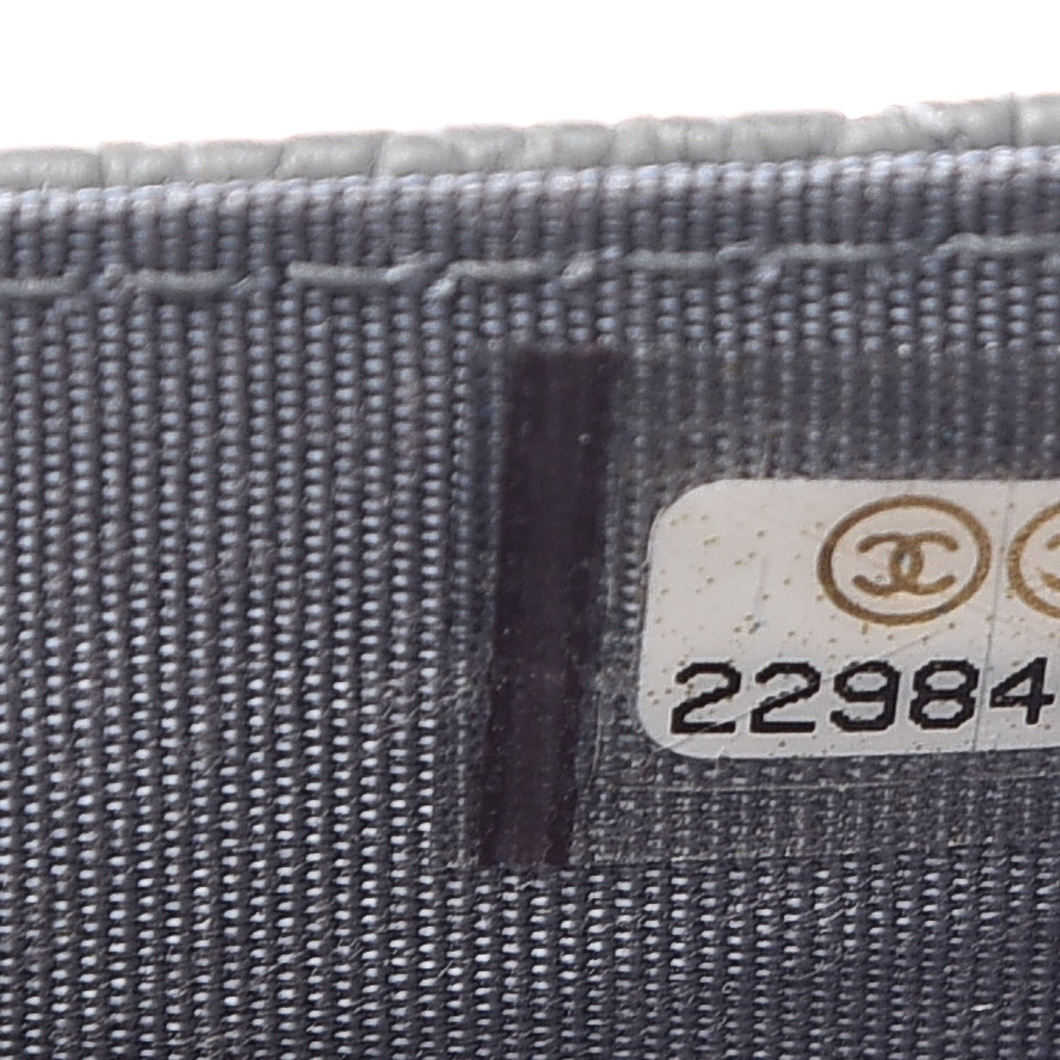 Chanel Caviar Quilted Boy Flap Card Holder Grey 8 of 9