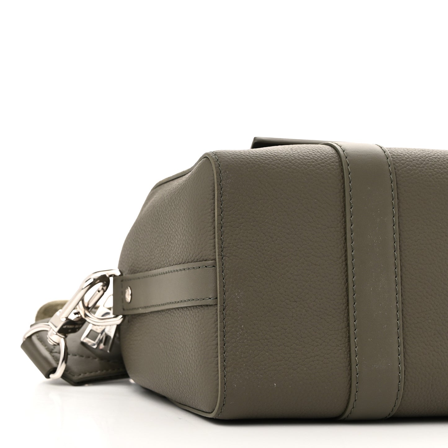 Grained Calfskin Aerogram City Keepall Khaki