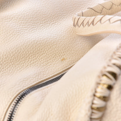 Bottega Veneta Cervo Uncinetto Bag Natural 12 of 13
