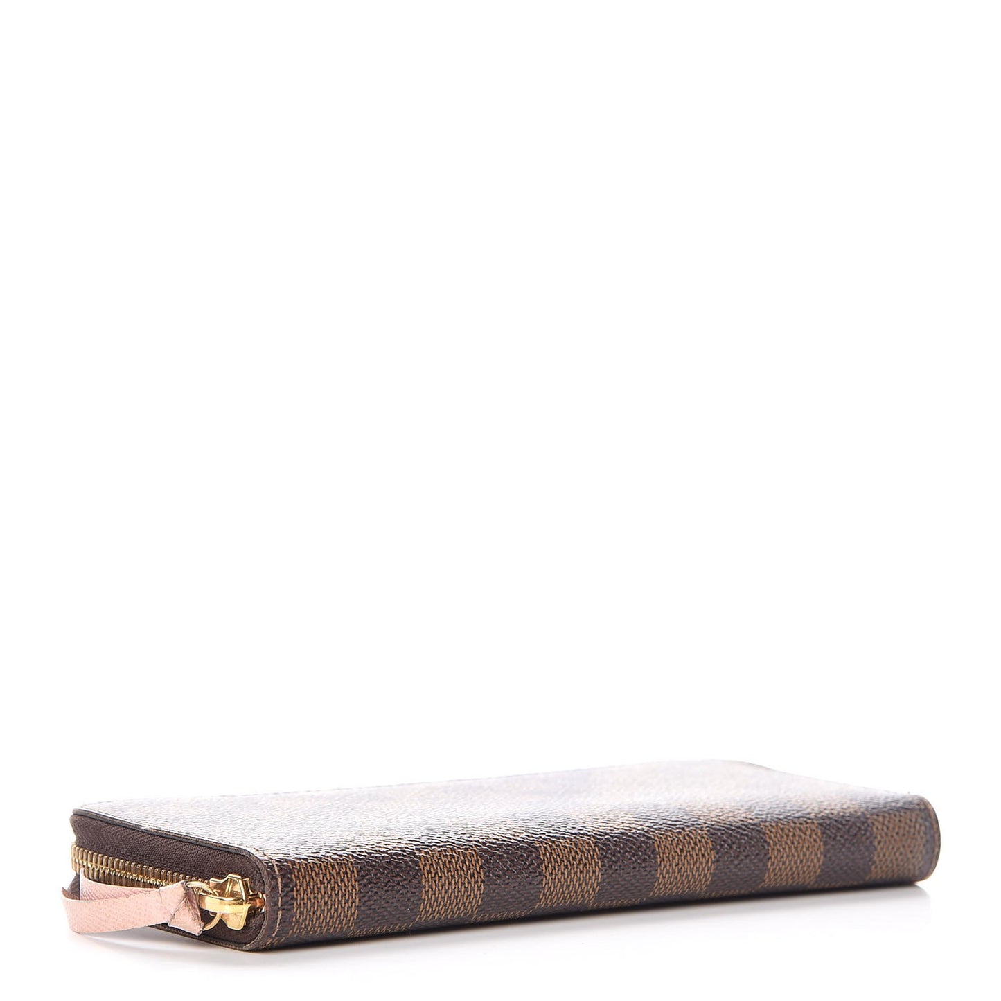 Damier Ebene Clemence Wallet Rose Ballerine