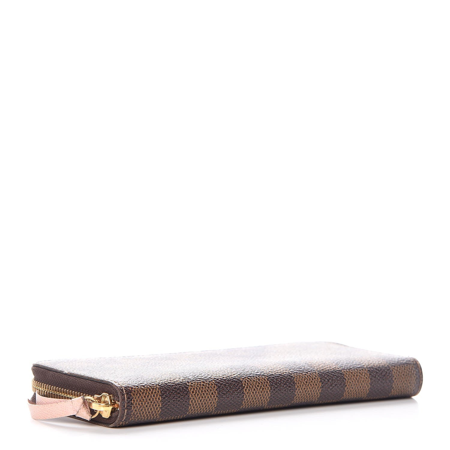 Louis Vuitton Damier Ebene Clemence Wallet Rose Ballerine 4 of 9