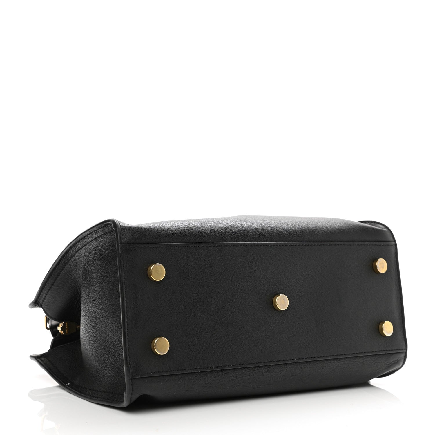 Saint Laurent Calfskin Monogram Baby Downtown Cabas Black 4 of 10