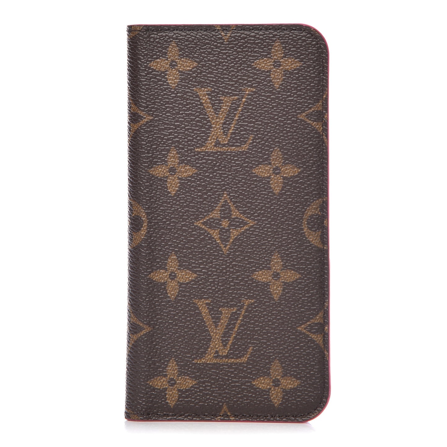 Monogram iPhone X Folio Case Rose Pop
