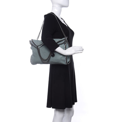 Stella McCartney Shaggy Deer Falabella Fold Over Tote Mist 2 of 9