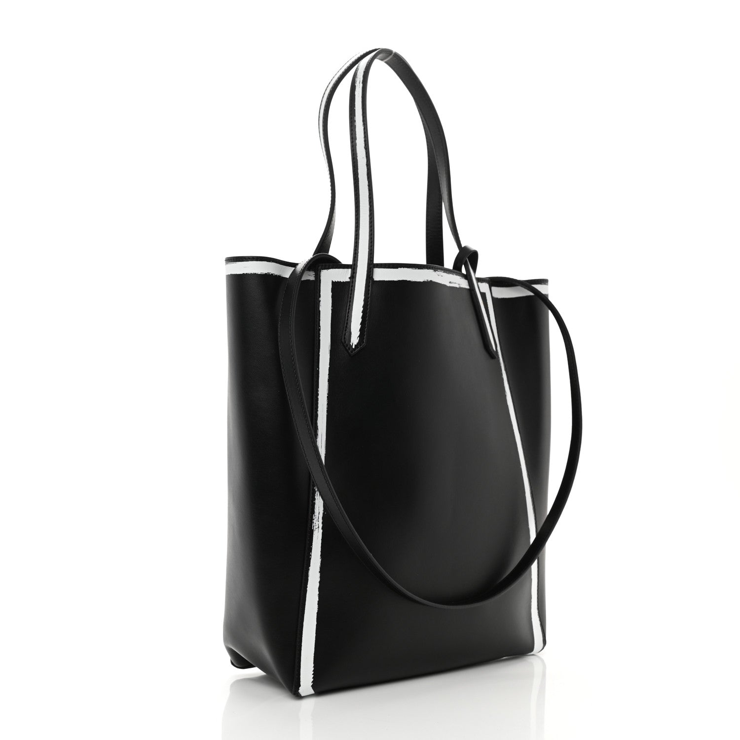 Givenchy Calfskin Logo Print Stargate Shopper Tote Black 4 of 12