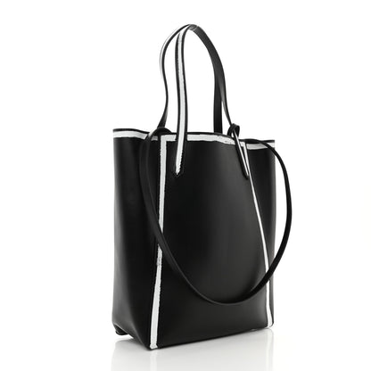 Givenchy Calfskin Logo Print Stargate Shopper Tote Black 4 of 12