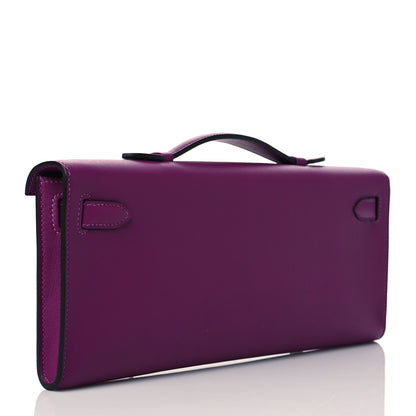 Hermes Swift Kelly Cut Clutch Pochette Anemone 3 of 11