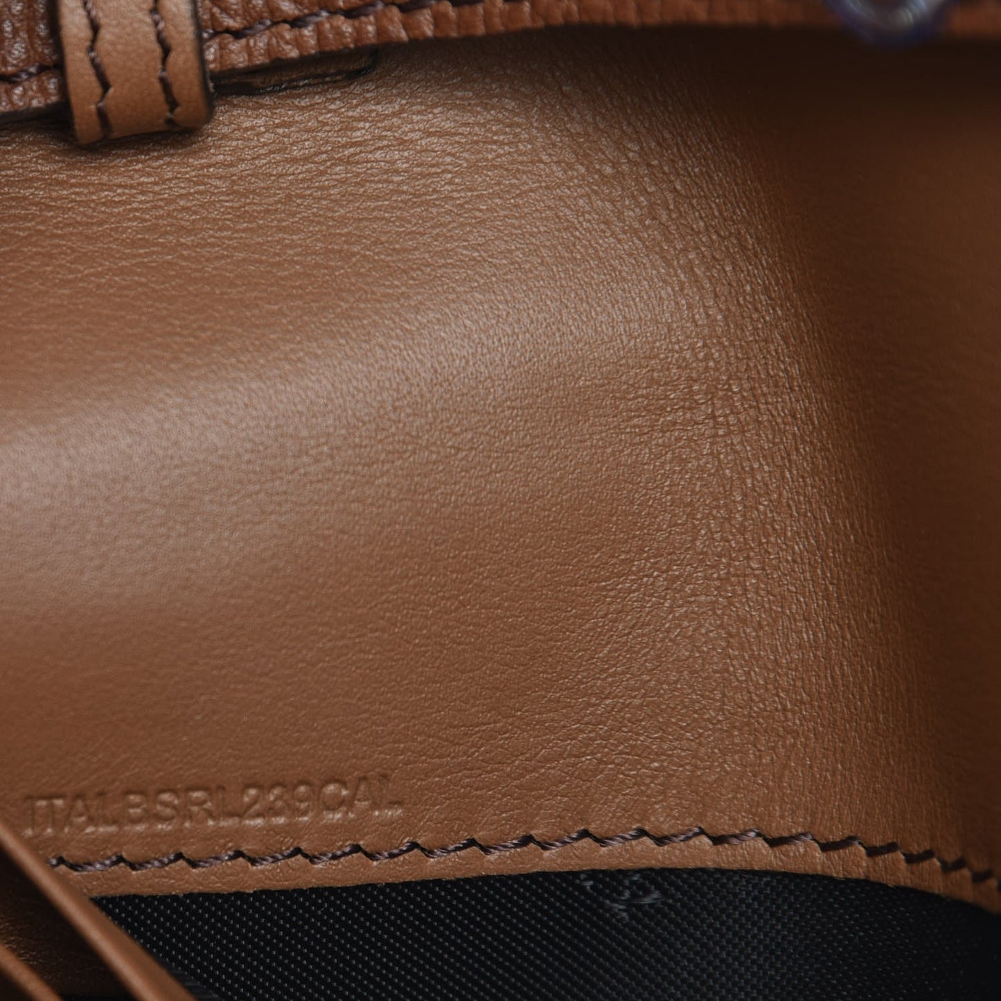 Derby Calfskin House Check Henley Wallet On Chain Tan