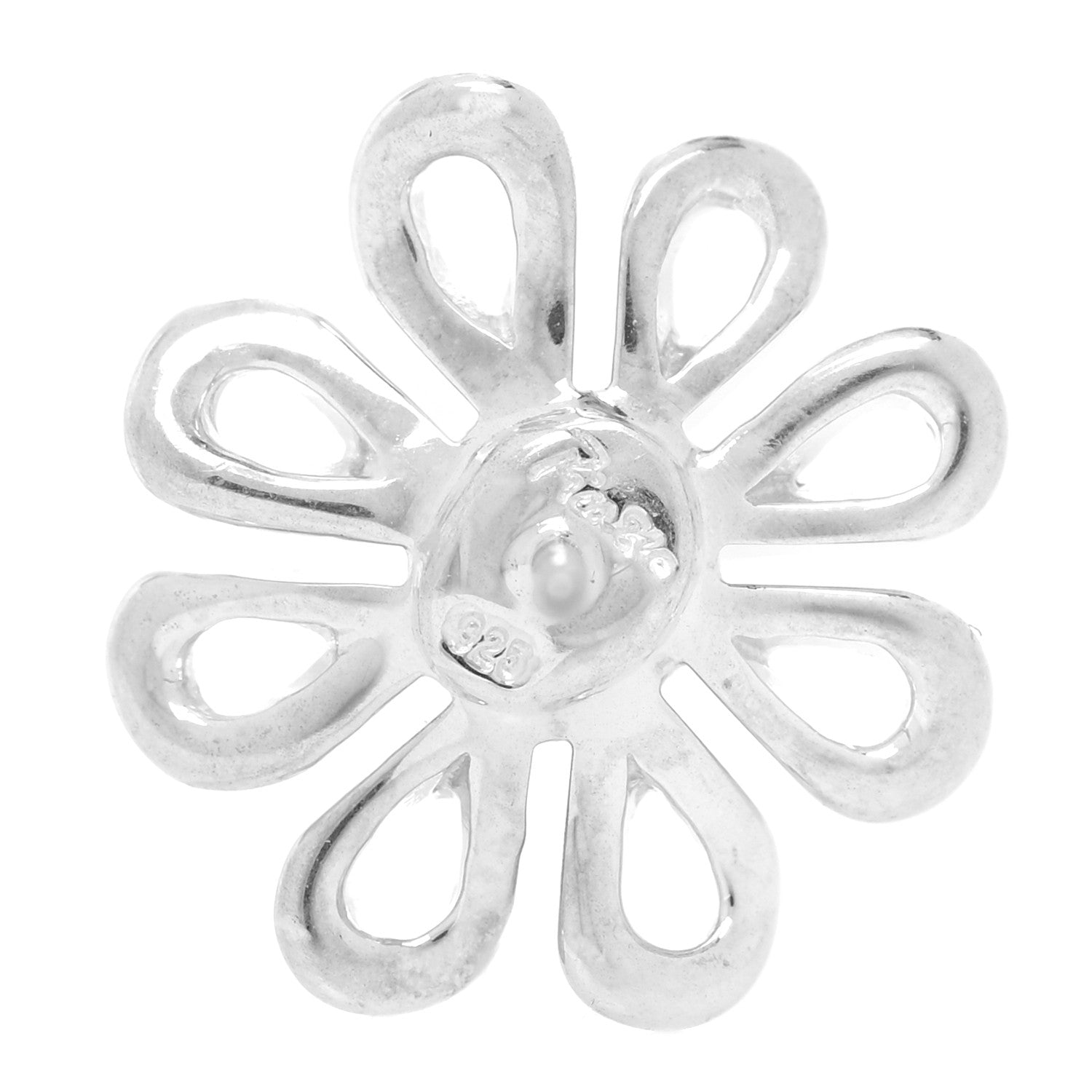 Tiffany Sterling Silver Paloma Picasso Daisy Earrings 4 of 5