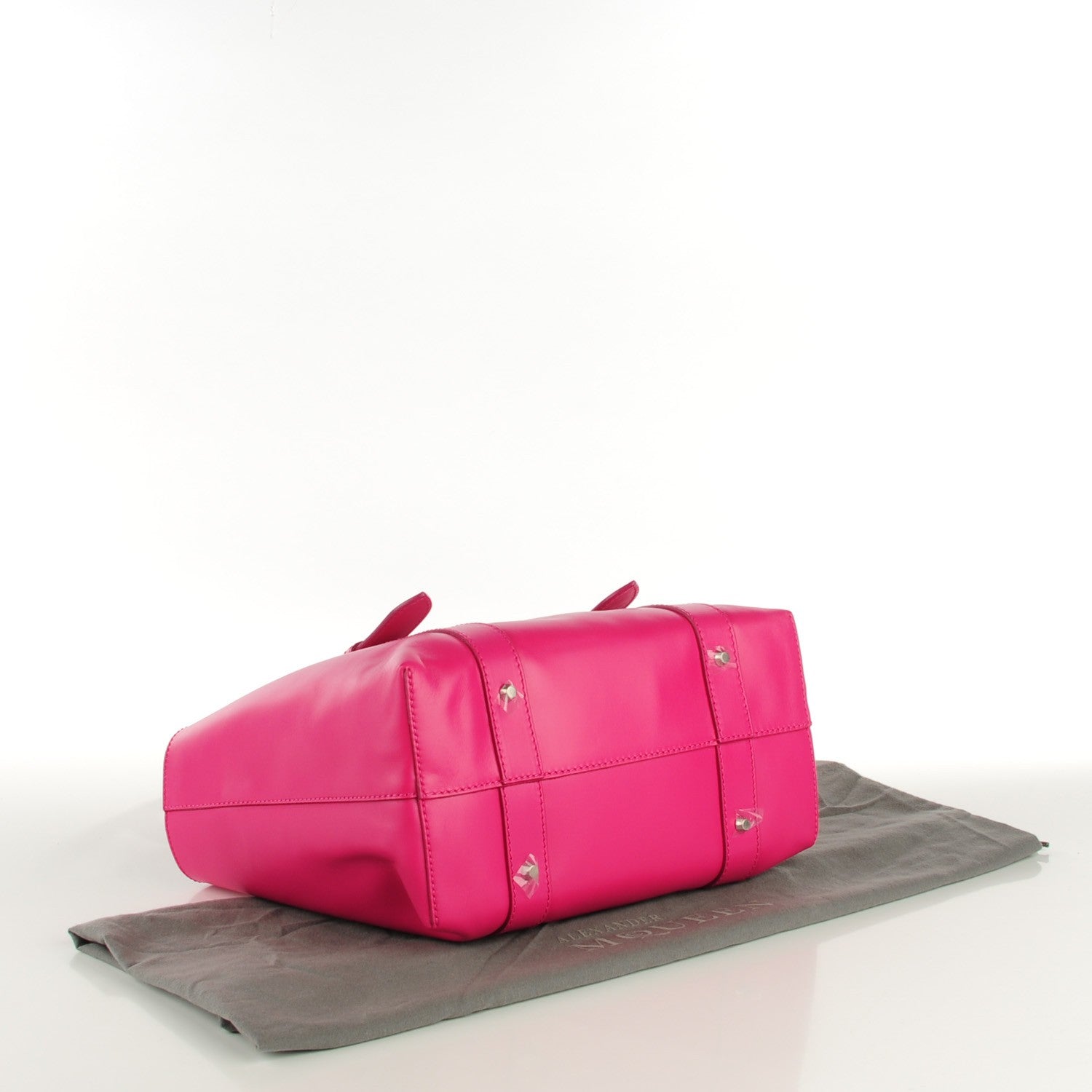 Alexander McQueen Calfskin Small Legend Shopper Tote Fuchsia 4 of 9