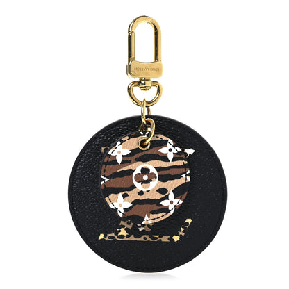 Louis Vuitton Monogram Giant Jungle Bag Charm Key Holder Black 1 of 3