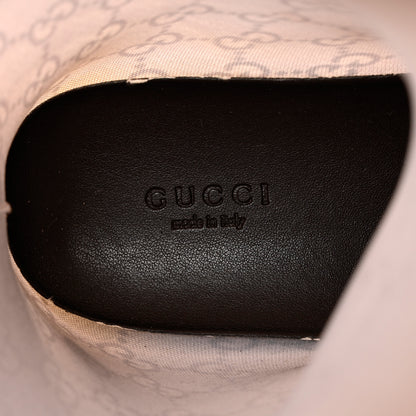Gucci Rubber Monogram Edinburg Rain Boots 39 Transparent Cocoa 6 of 9