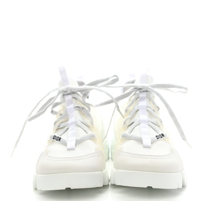 Christian Dior Technical Fabric Rubber Womens D-Connect Sneakers 38.5 White 2 of 9
