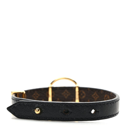 Louis Vuitton Monogram Calfskin LV Eclipse Reversible Bracelet 17 Black 3 of 5
