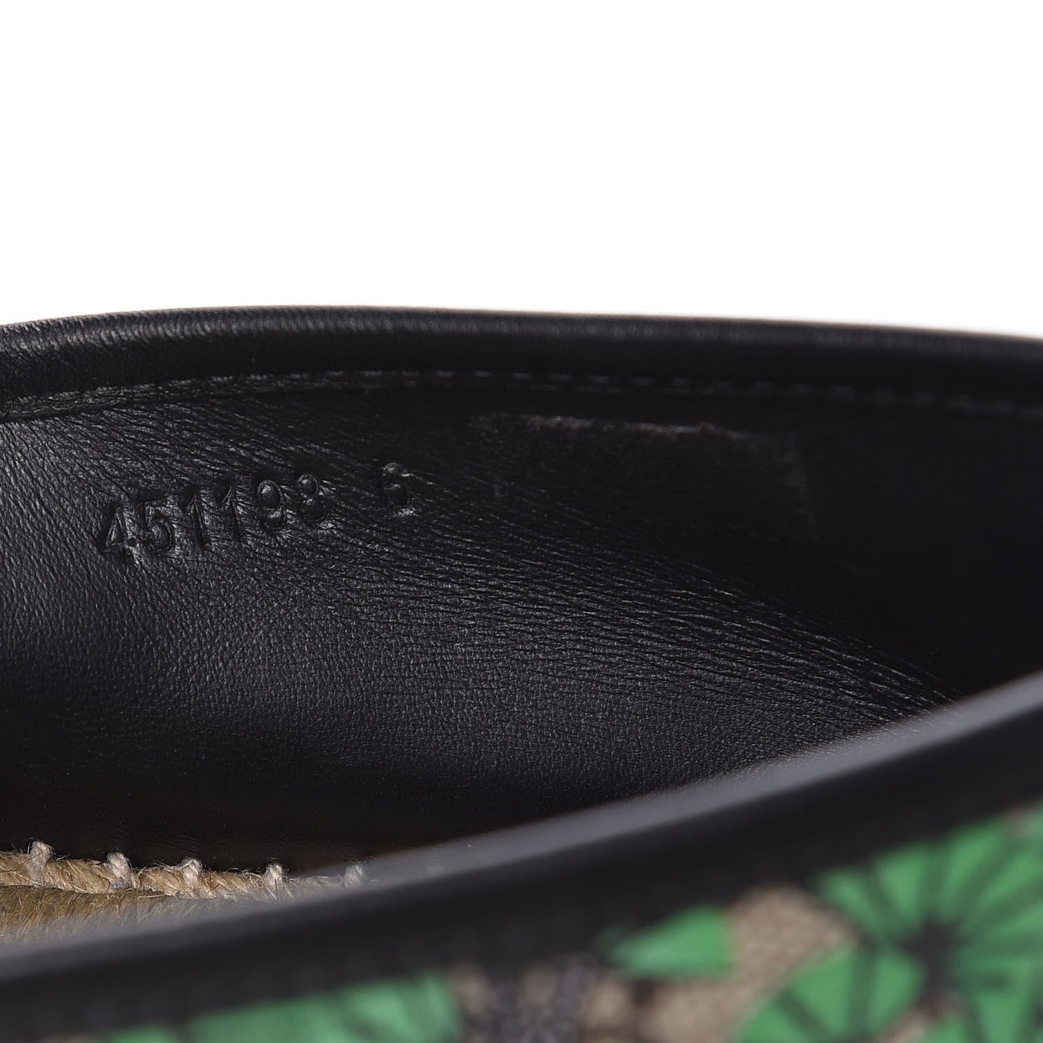 Gucci GG Supreme Monogram Bengal Mens Espadrilles 6 Beige Crop Yard 8 of 10