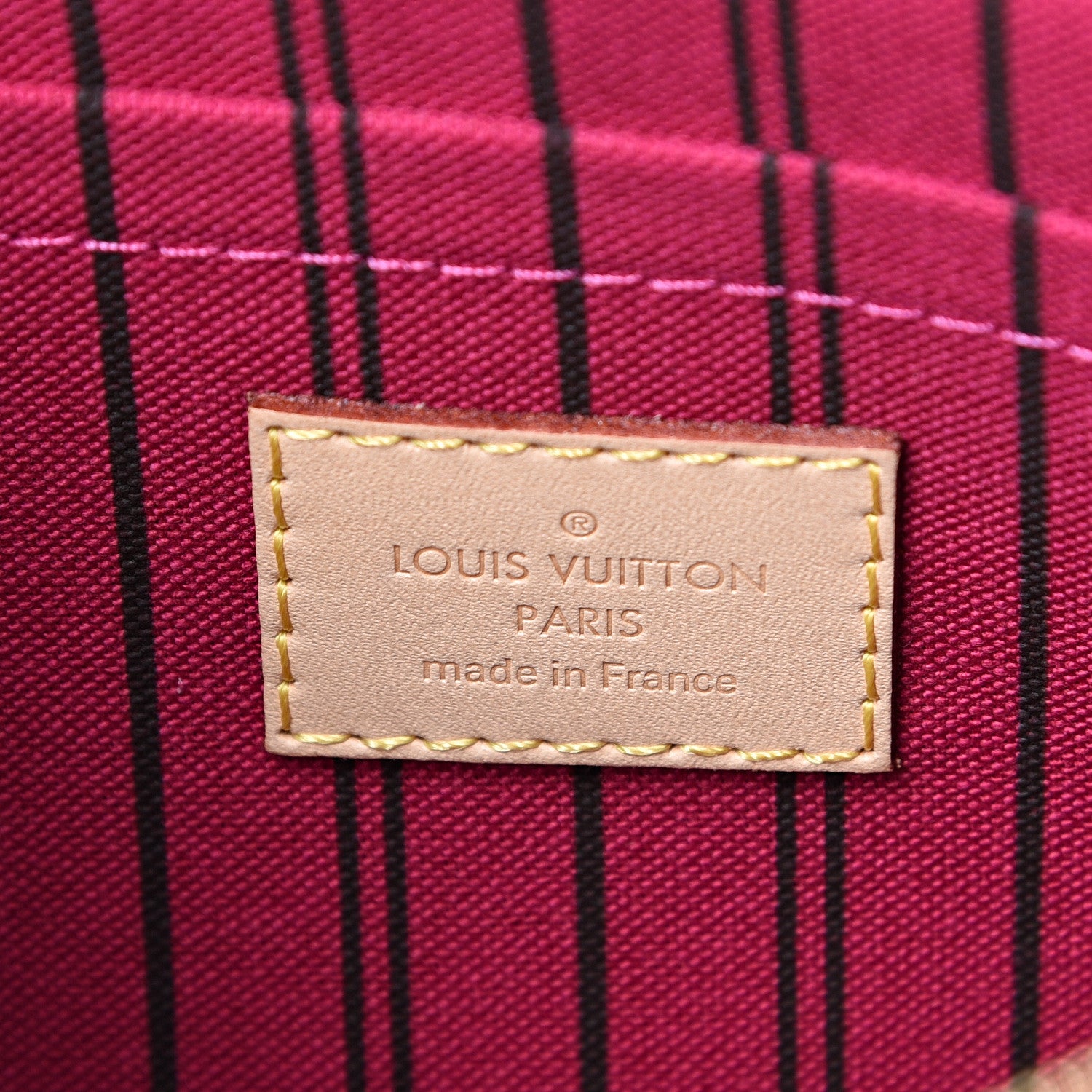 Louis Vuitton Monogram Neverfull MM GM Pochette Pivoine 5 of 7