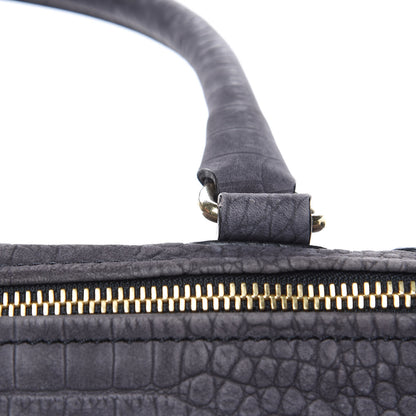 Givenchy Nubuck Crocodile Embossed Medium Pandora Grey 11 of 11