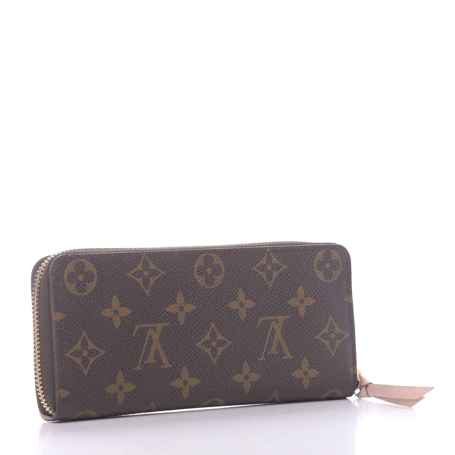Louis Vuitton Monogram Clemence Wallet Rose Ballerine 3 of 8
