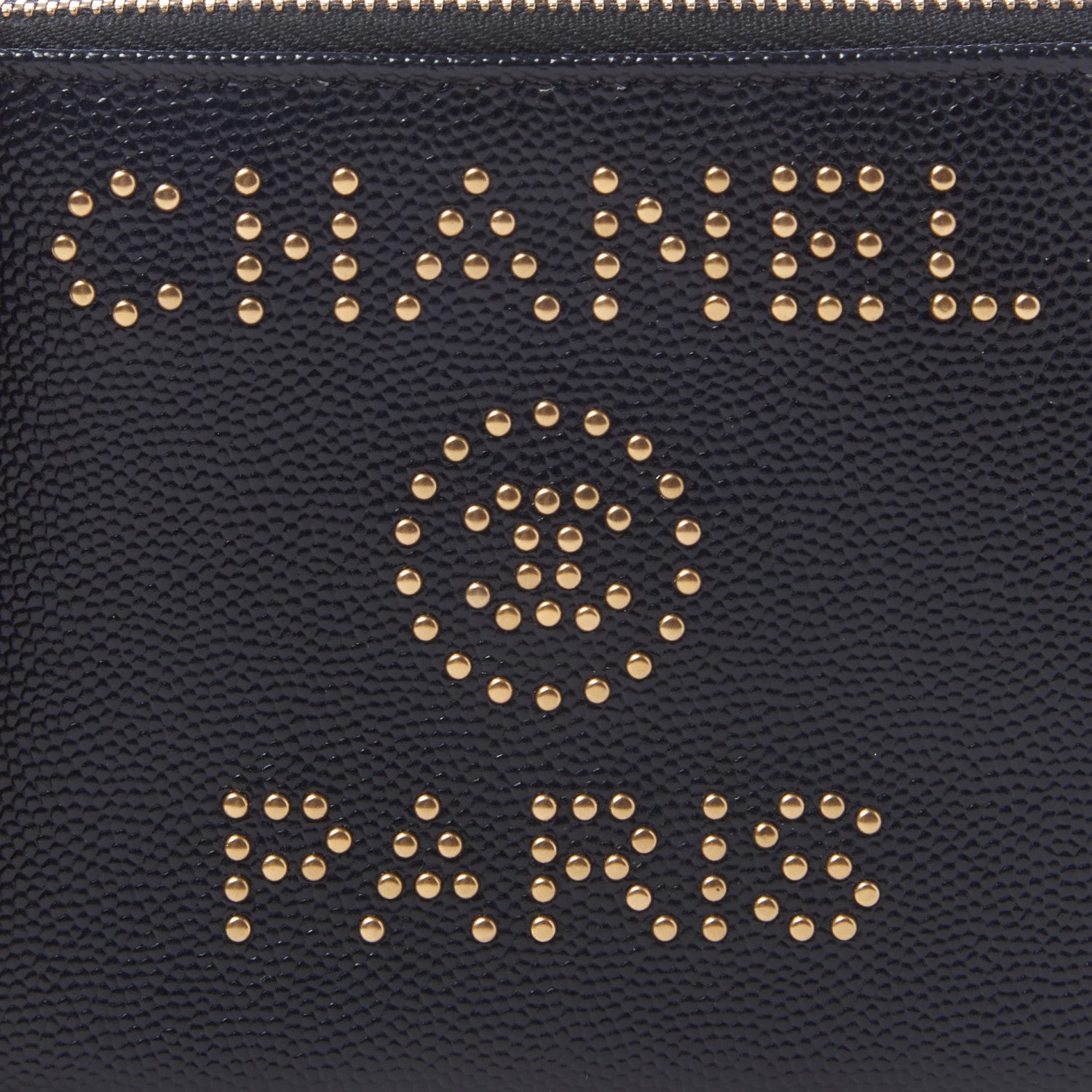 Chanel Caviar Studded Small Deauville Clutch With Chain Black 8 of 9