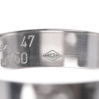 Cartier 18K White Gold 4mm LOVE Wedding Band Ring 47 4.25 4 of 5