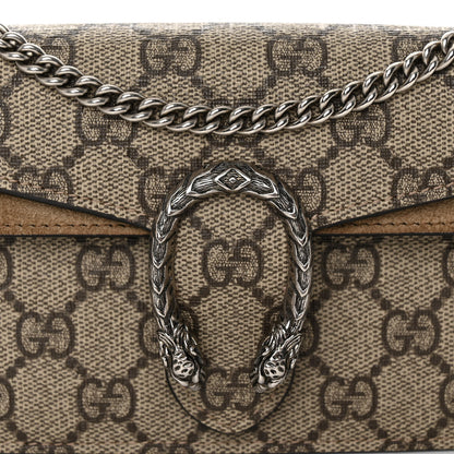 Gucci GG Supreme Monogram Super Mini Dionysus Shoulder Bag Taupe 8 of 11