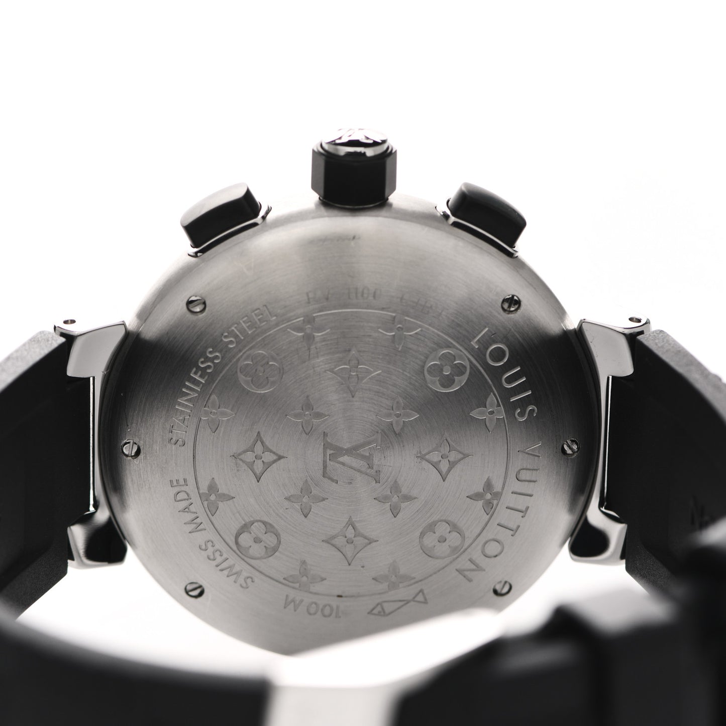 Stainless Steel Rubber 41mm Tambour GMT Automatic Watch Black