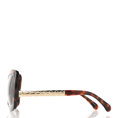 Chanel Acetate Polarized Spring Butterfly Sunglasses 5370-A Tortoise 3 of 10