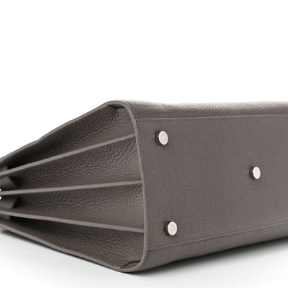 Saint Laurent Grained Calfskin Small Sac De Jour Fog 9 of 11