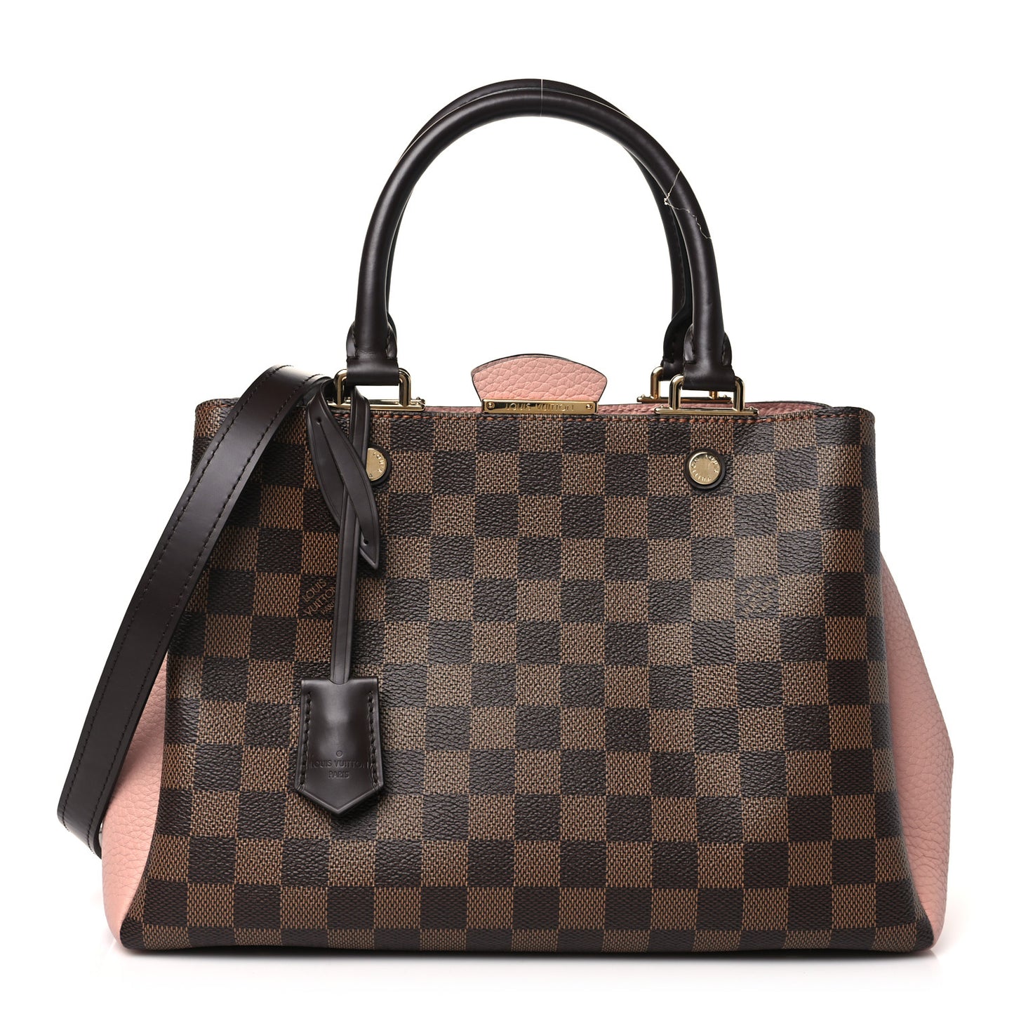 Damier Ebene Cuir Taurillon Brittany Magnolia