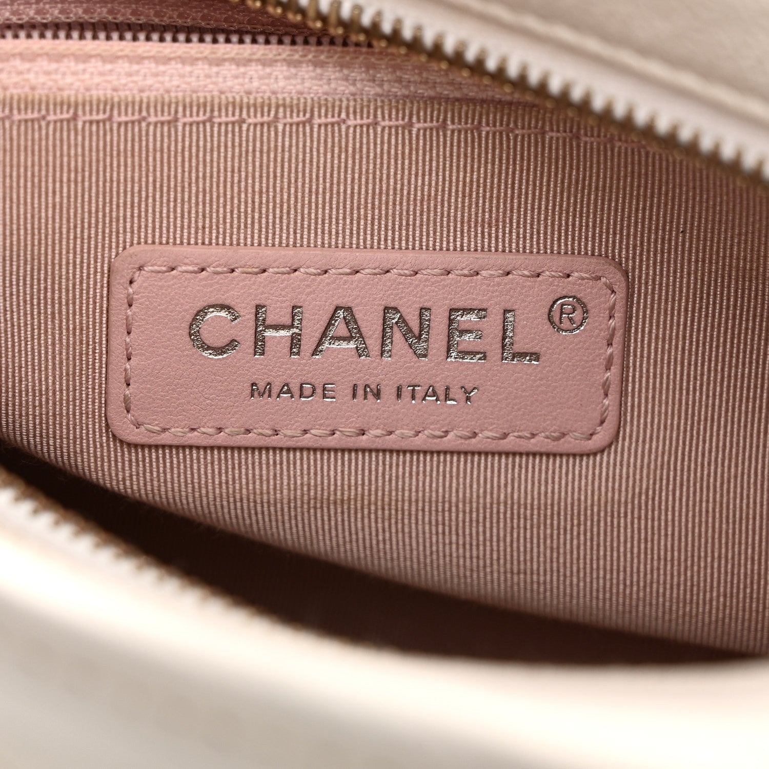 Chanel Patent Goatskin Quilted Small Gabrielle Hobo White 6 of 12