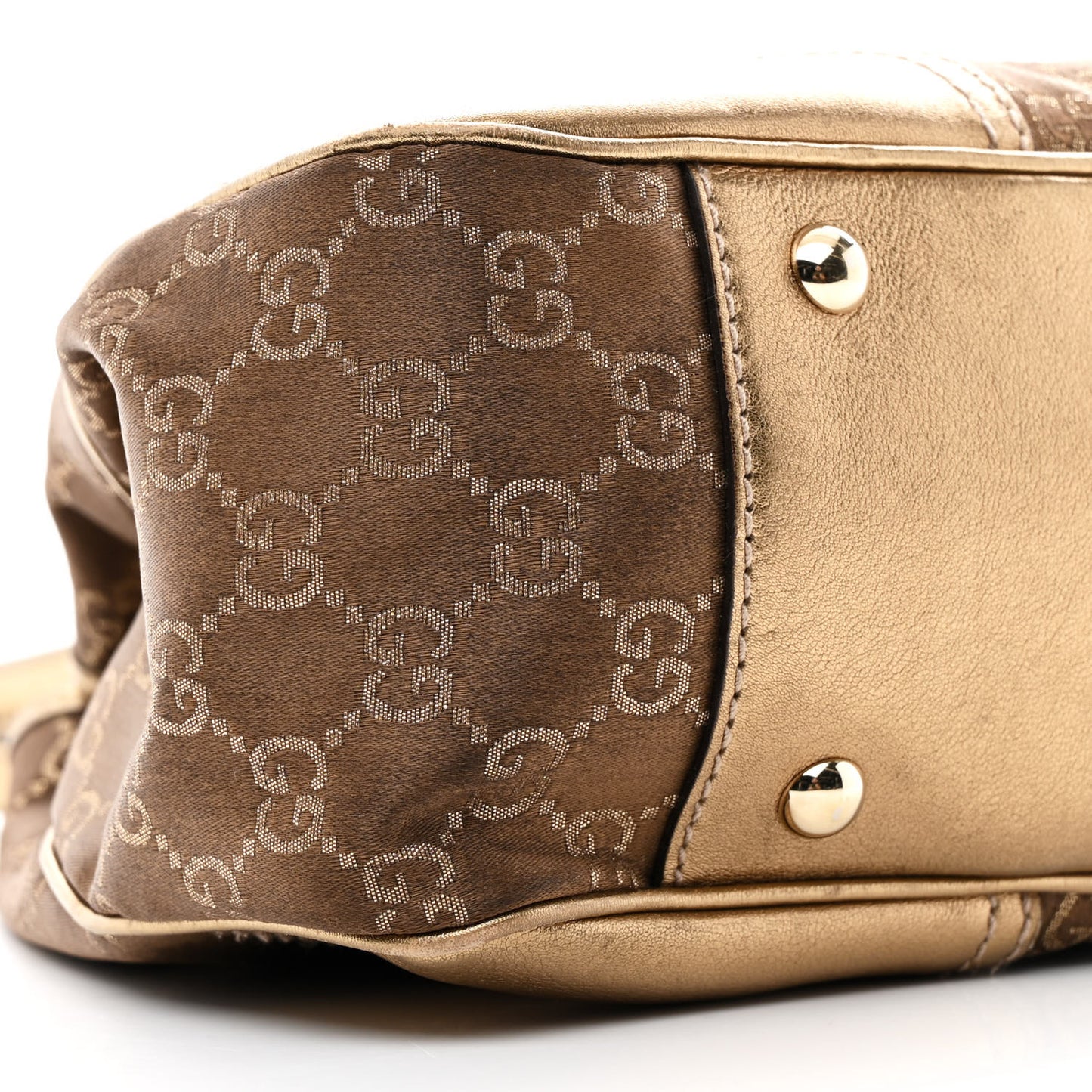 Monogram Medium Princy Tote Gold