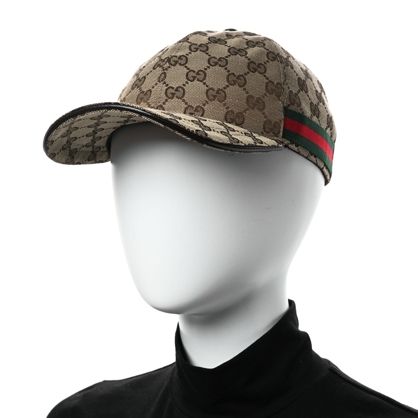 Monogram Web Baseball Hat M Beige Cocoa
