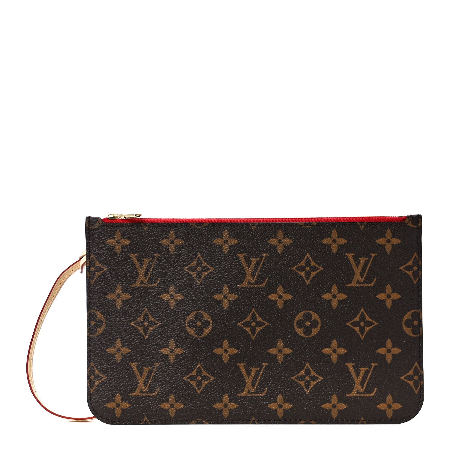 Louis Vuitton Monogram Neverfull MM GM Pochette Cherry 1 of 10