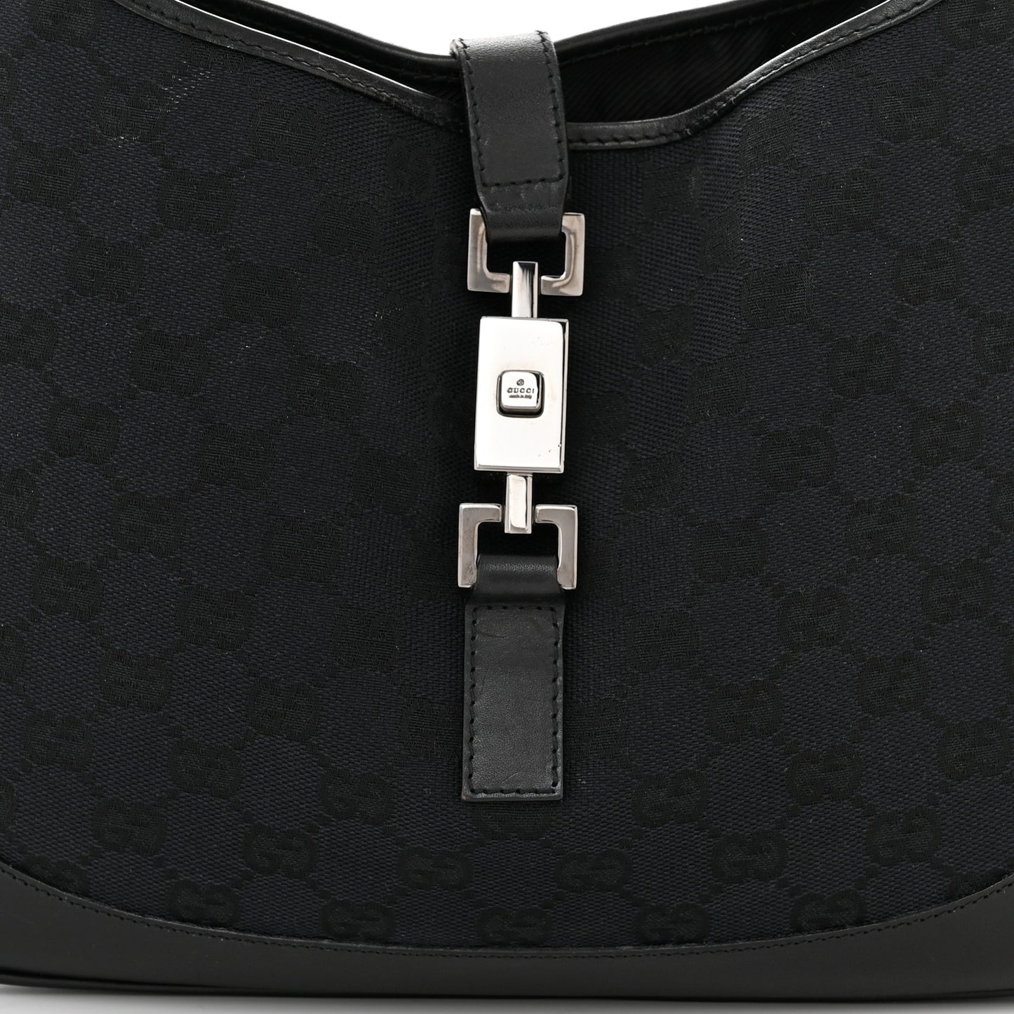 Monogram Small Jackie O Hobo Black