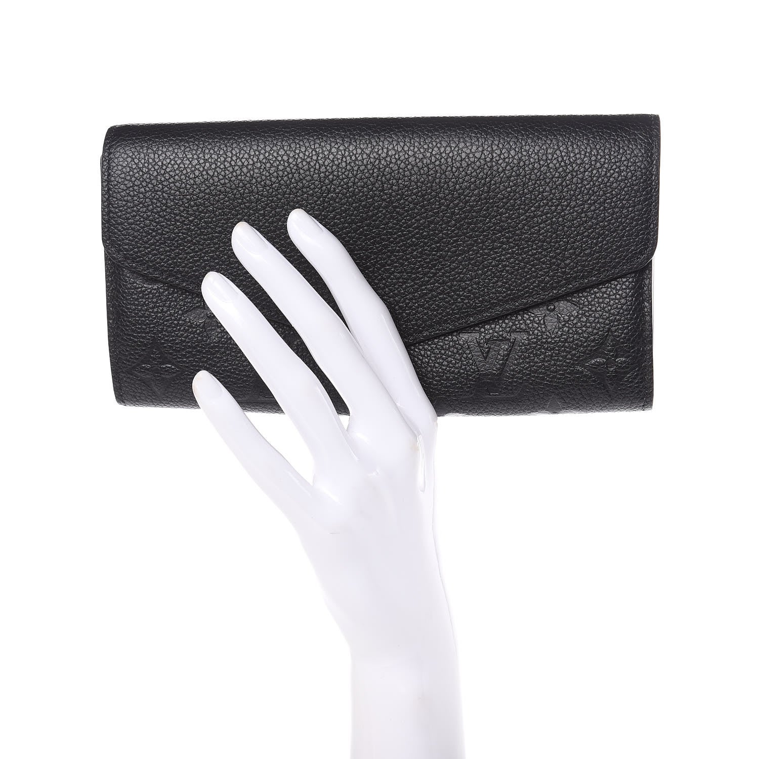 Louis Vuitton Empreinte Sarah Wallet NM Black 2 of 8