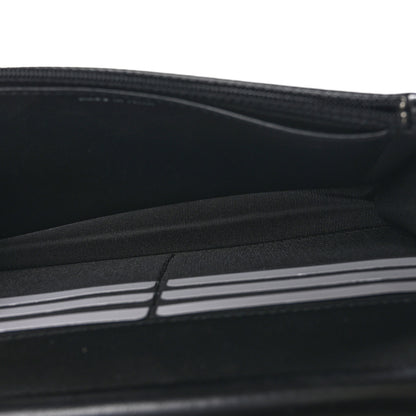Chanel Lambskin Quilted Diamond CC Wallet On Chain WOC Black 5 of 12