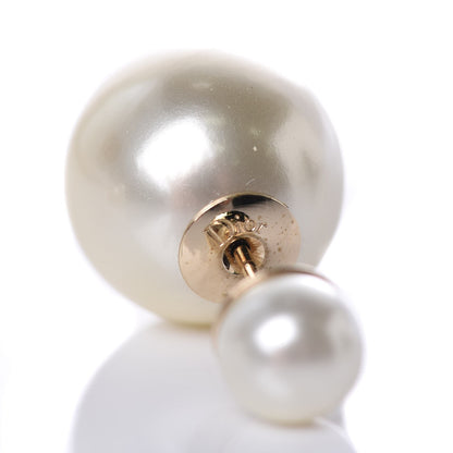 Christian Dior Pearl Mise En Dior Tribal Earrings 3 of 5