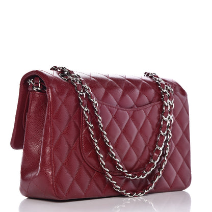 Chanel Caviar Quilted Medium Double Flap Red 4 of 9