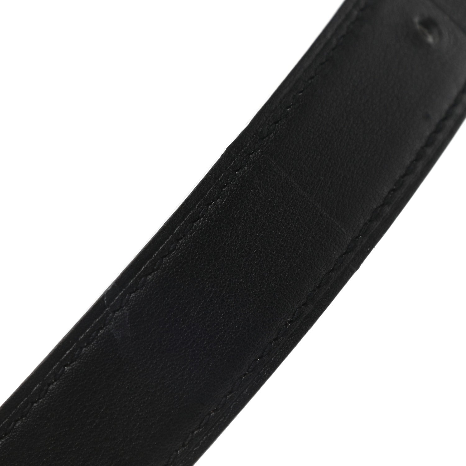 Hermes Swift Epsom 24mm Belt Strap 75 Black Etoupe 7 of 7
