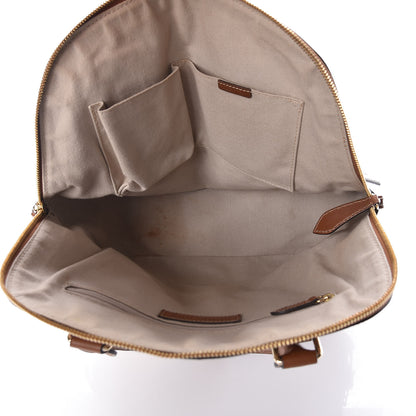 Burberry Haymarket Check Medium Orchard Bowling Bag Brown 5 of 12