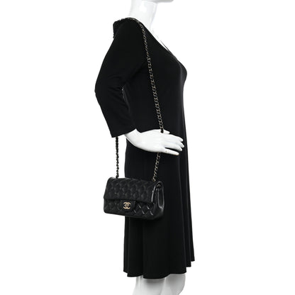 Chanel Lambskin Quilted Mini Rectangular Flap Black 2 of 12