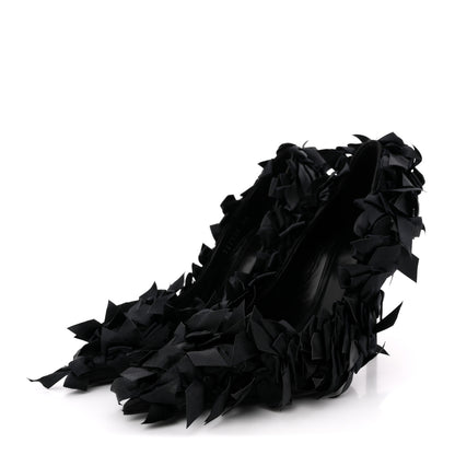 Balenciaga Satin Pointed Marie A Bows All Over 110mm Pumps  35 Black 4 of 11