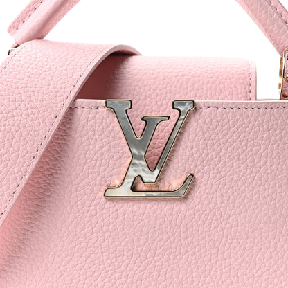 Louis Vuitton Taurillon Marble Capucines Mini Pink 7 of 9