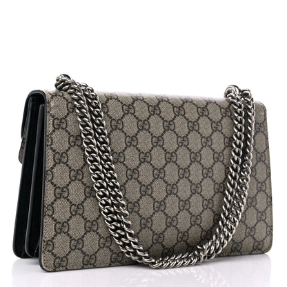 Gucci GG Supreme Monogram Small Dionysus Shoulder Bag Black 3 of 12