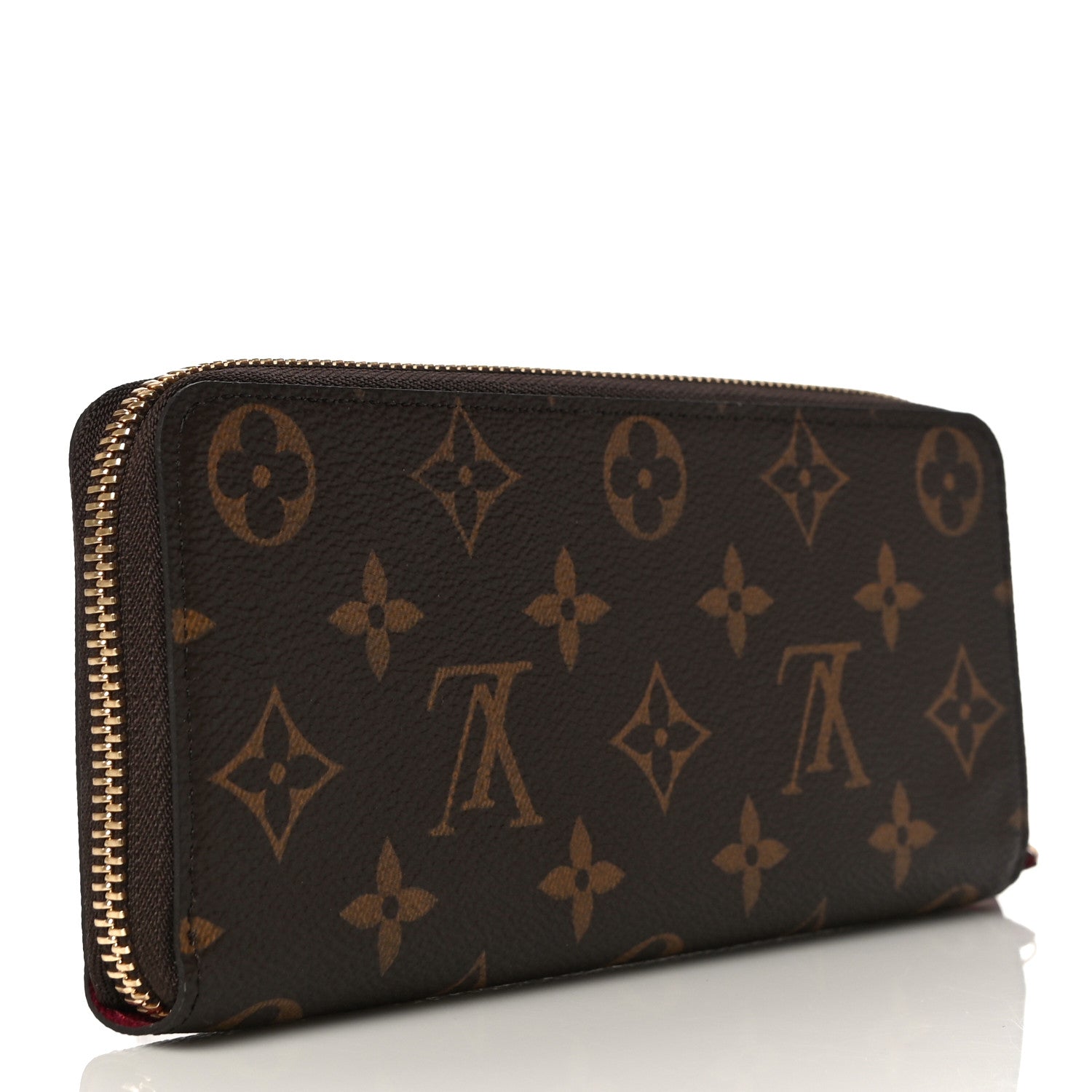 Louis Vuitton Monogram Clemence Wallet Fuchsia 3 of 10