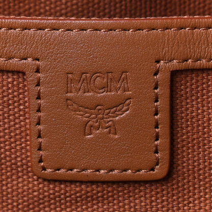 MCM Visetos Small Stark Rabbit Backpack Cognac 6 of 9