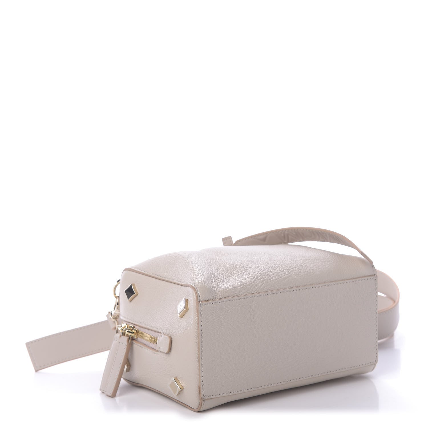 MCM Goatskin Milano Boston Bag Pink Tint 4 of 9