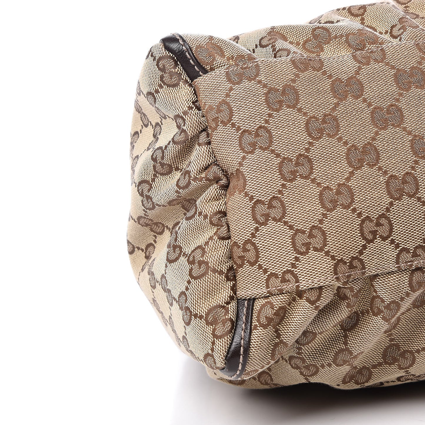 Monogram Large D Gold Hobo Dark Brown