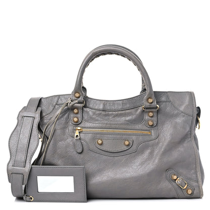 Balenciaga Agneau Giant 12 Gold Hardware City Gris Pyrite 1 of 27